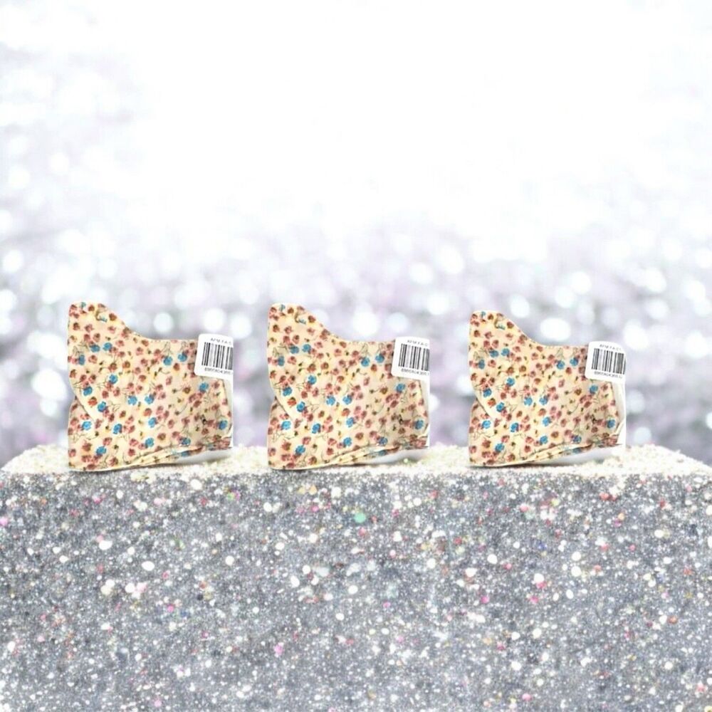 AFRM Face Mask Blush Ditsy SET OF 3 MSRP $45 New With Tags
